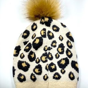 Ashley Stewart Women’s Cheetah Beenie